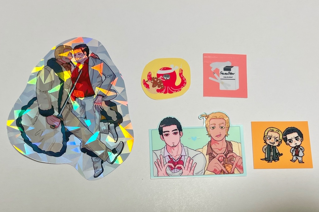 龍桐ステッカー詰め合わせ