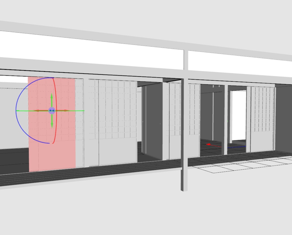 【3DCG素材】和室+縁側