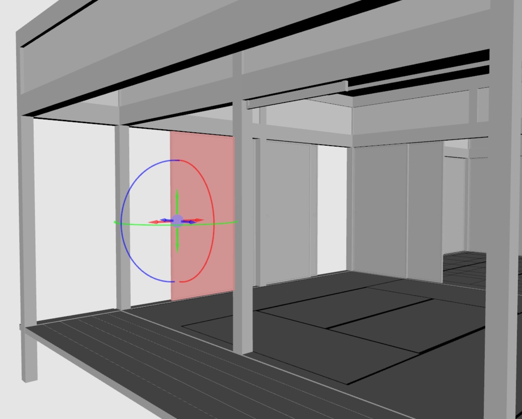 【3DCG素材】和室+縁側