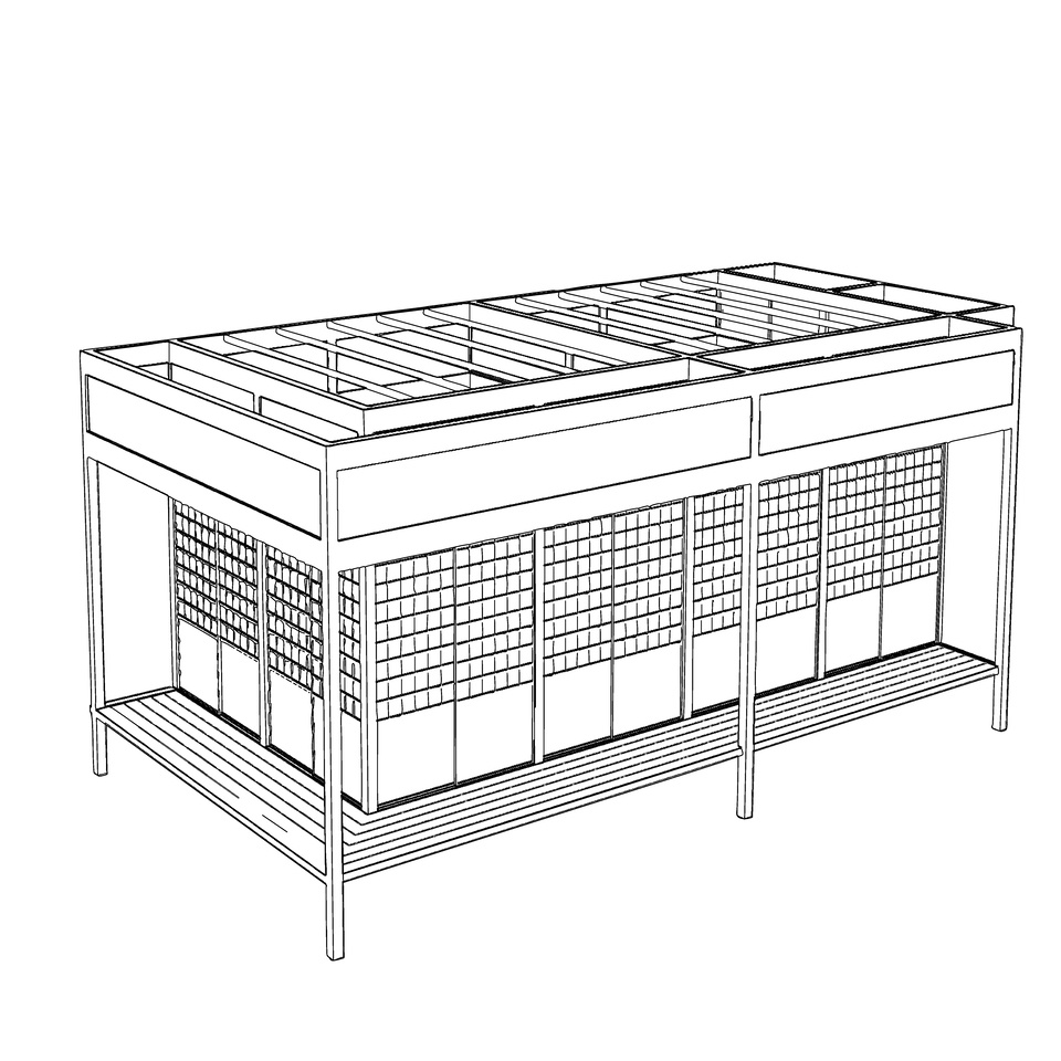 【3DCG素材】和室+縁側