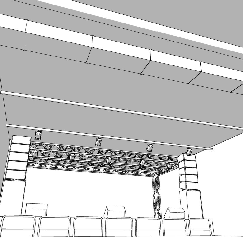 【3DCG素材】ライブステージ