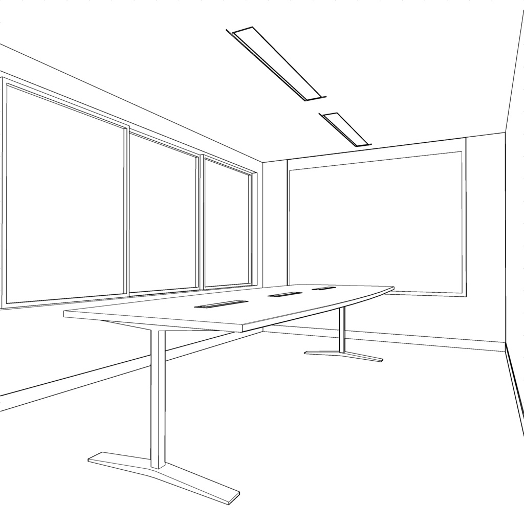 【3DCG素材】オフィスの会議室