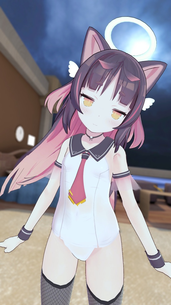 【猫山苗ちゃん用】魔法天使風セーラースク水