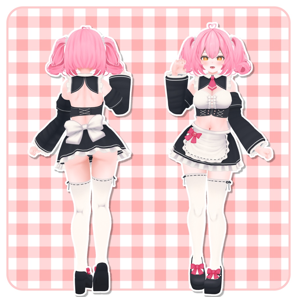 みにスカートメイド【桔梗ちゃん、セレスティアちゃん、エポナちゃん用】【PB対応】