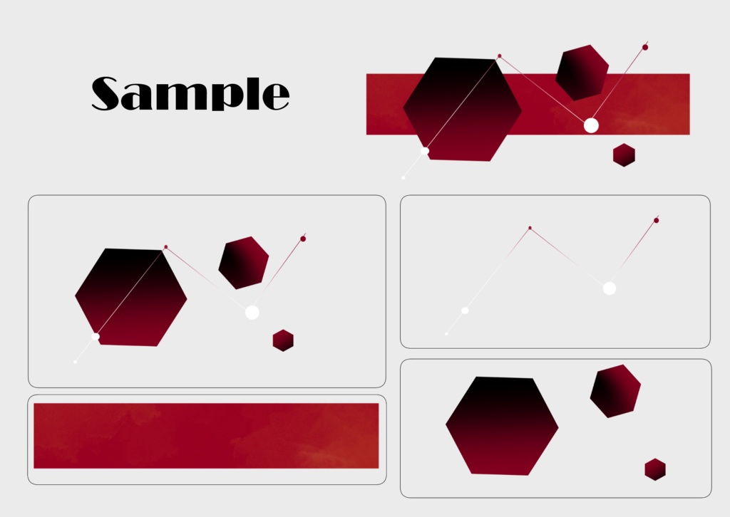 【ココフォリア部屋素材】square&line【png素材】