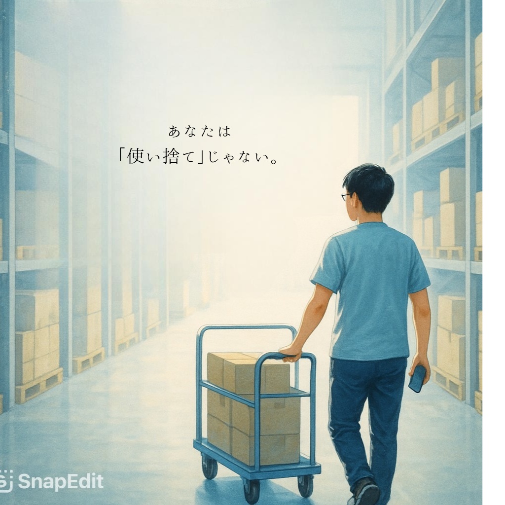 「使い捨てられるのが、あたりまえだと思ってた」