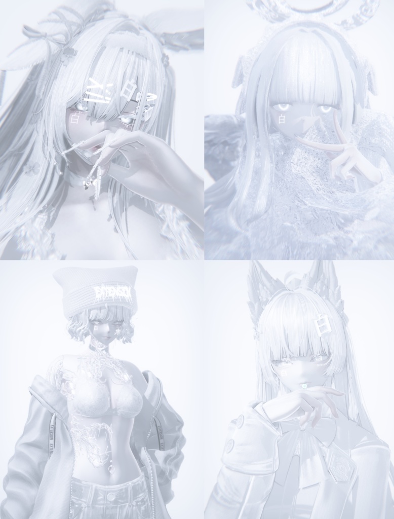 白のポスプロ (Post-Processing/ポストプロセス) 🤍 #AbyssusOrbis