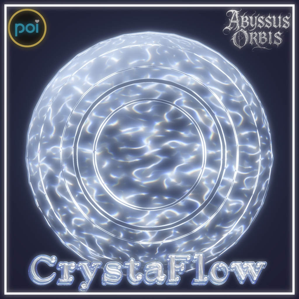 【Free】CrystaFlow Material & 透明感最強ポストプロセス💧《1000フォロワー記念》