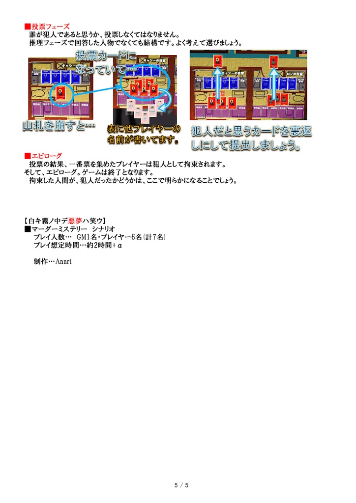 白キ霧ノ中デ悪夢ハ笑ウ