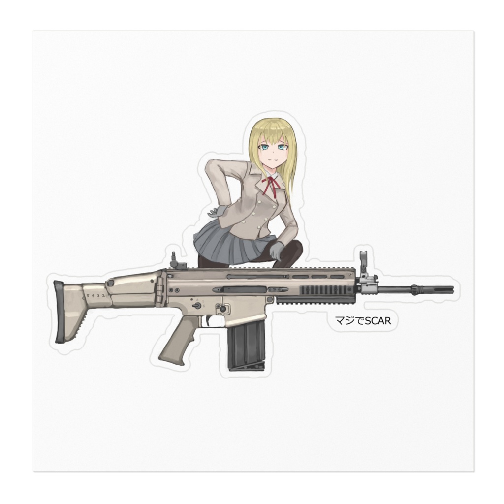 マジでSCARステッカー
