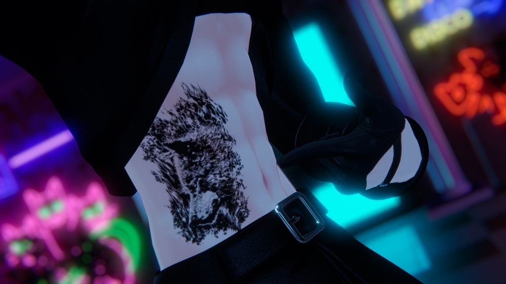 炎狼【TATTOO/刺青/入れ墨】