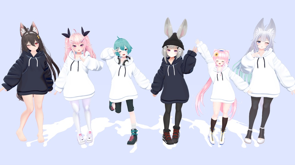 衣装モデル『シンプルパーカー-Simple Parka-』