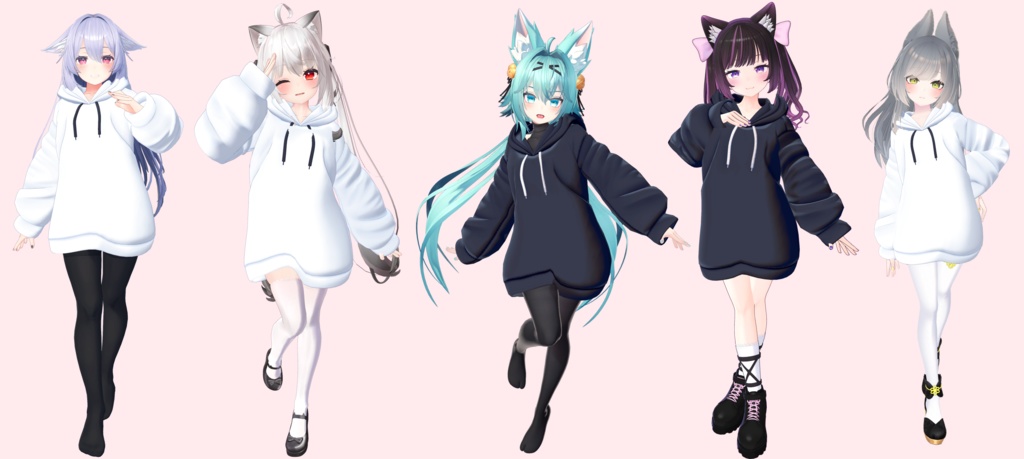 衣装モデル『シンプルパーカー-Simple Parka-』