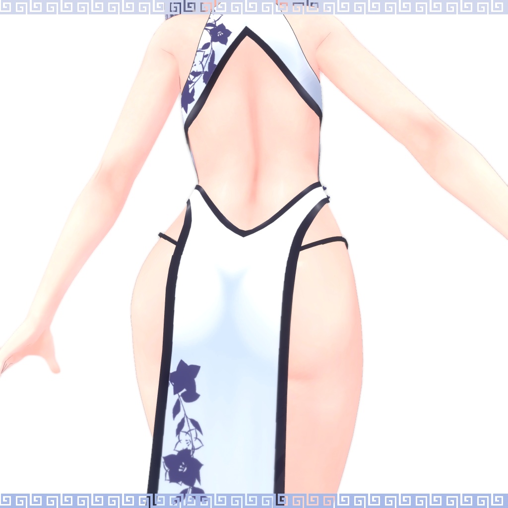 衣装モデル『チャイナドレスセット-China_Dress_Set-』