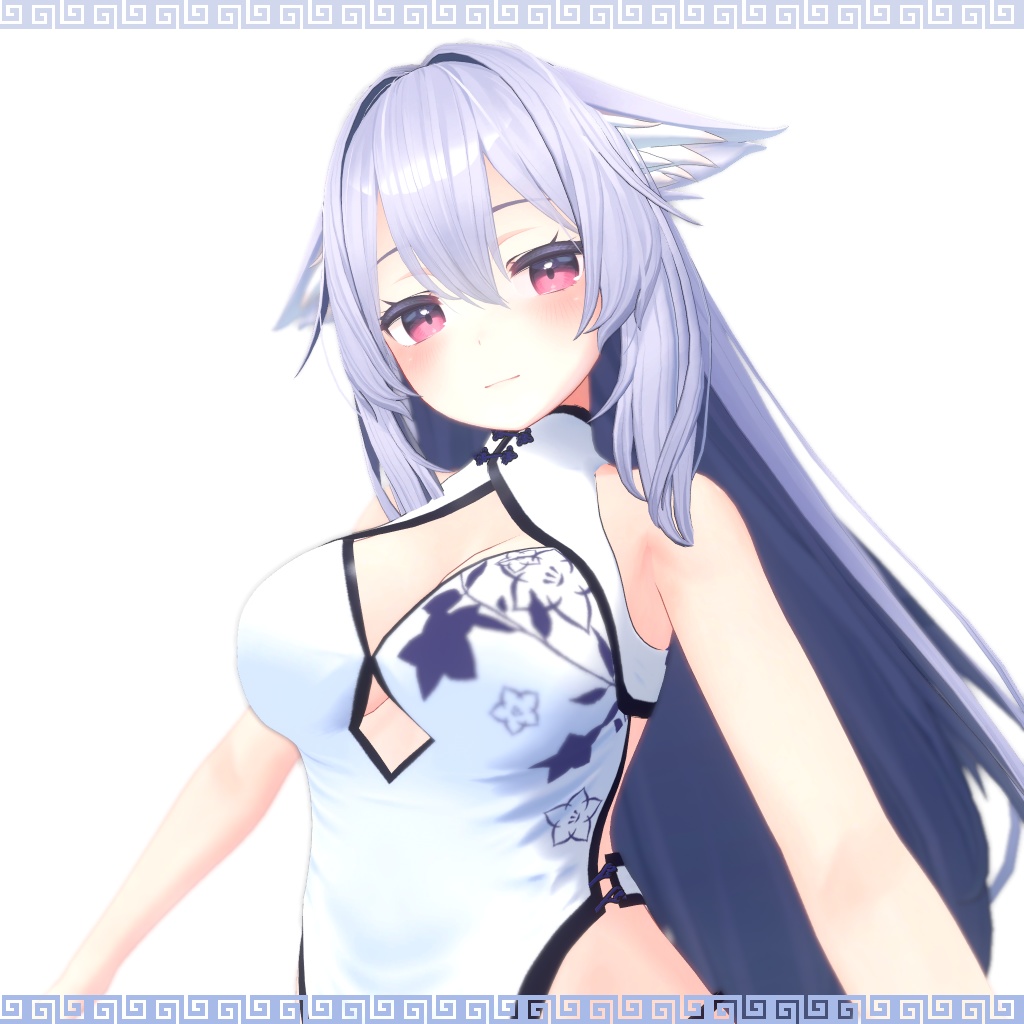 衣装モデル『チャイナドレスセット-China_Dress_Set-』