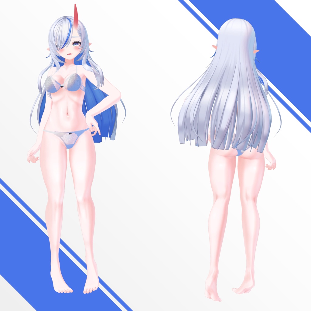 オリジナル3Dモデル『薬叉-Yakshi-』