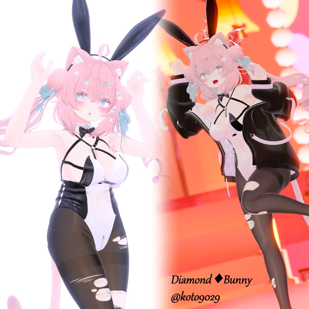 【12アバター対応】『ダイヤモンドバニー-Diamond_Bunny-』【MA対応】