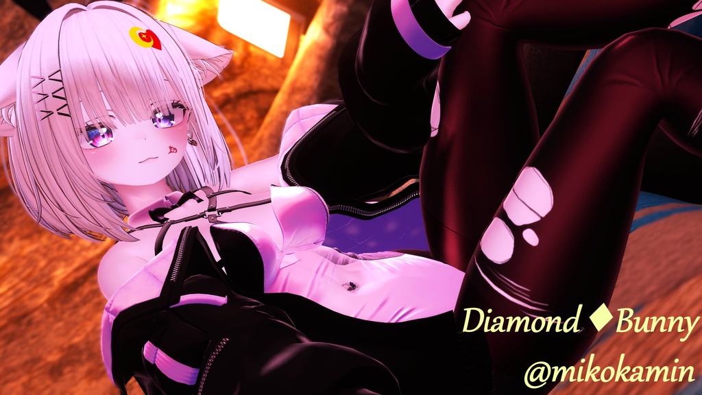 【12アバター対応】『ダイヤモンドバニー-Diamond_Bunny-』【MA対応】