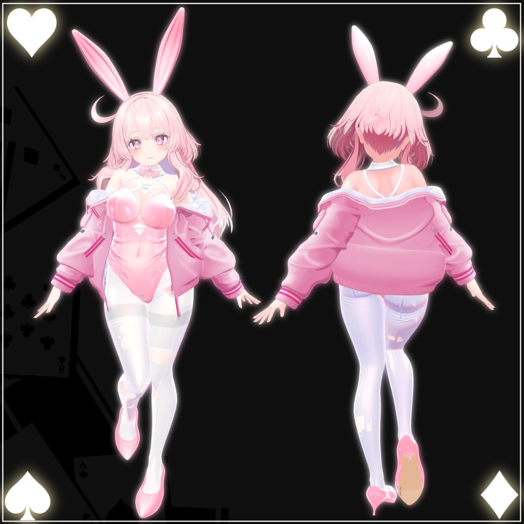 【12アバター対応】『ダイヤモンドバニー-Diamond_Bunny-』【MA対応】