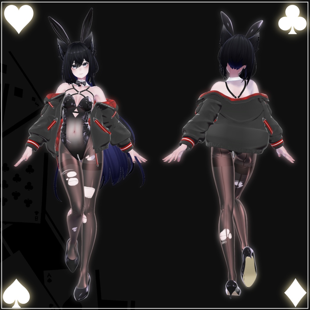 【12アバター対応】『ダイヤモンドバニー-Diamond_Bunny-』【MA対応】