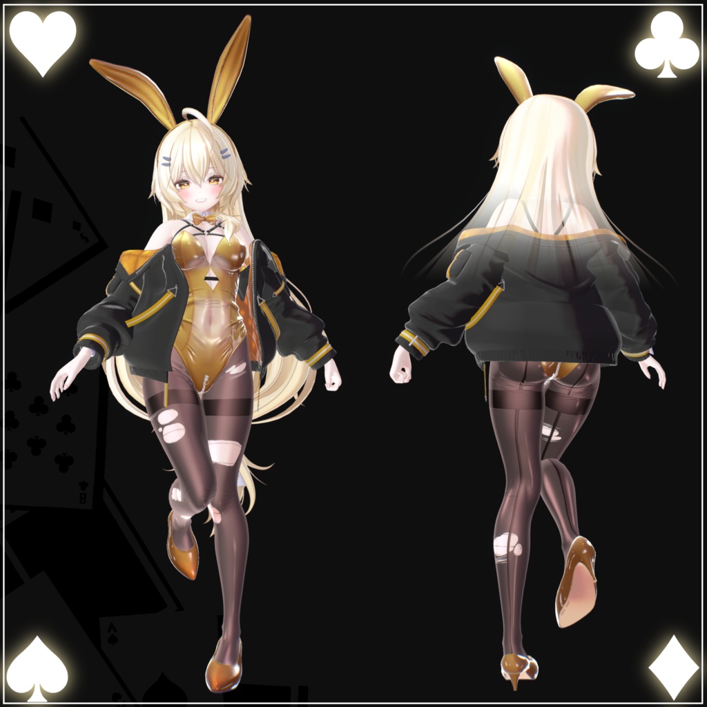 【16アバター対応】『ダイヤモンドバニー-Diamond_Bunny-』【MA対応】