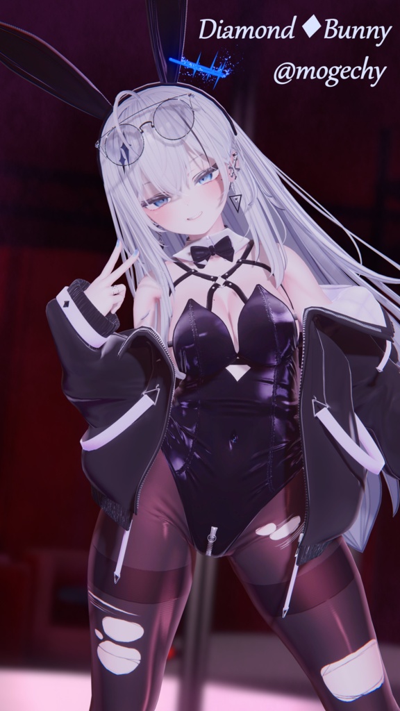 【12アバター対応】『ダイヤモンドバニー-Diamond_Bunny-』【MA対応】