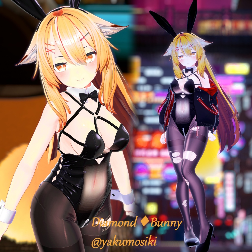 【12アバター対応】『ダイヤモンドバニー-Diamond_Bunny-』【MA対応】