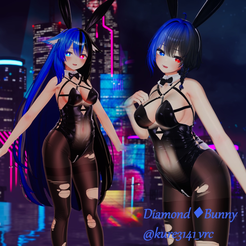 【12アバター対応】『ダイヤモンドバニー-Diamond_Bunny-』【MA対応】