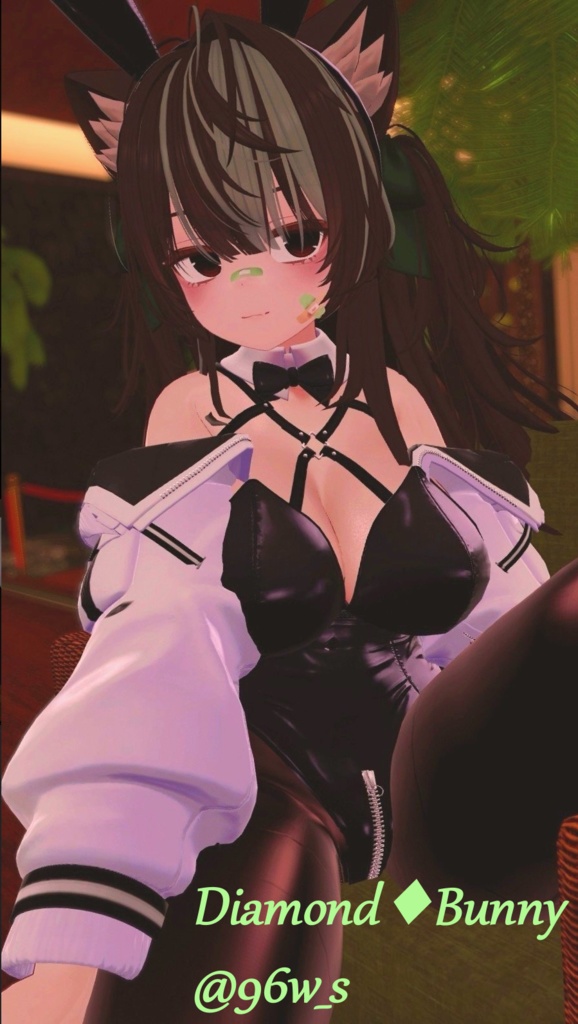 【12アバター対応】『ダイヤモンドバニー-Diamond_Bunny-』【MA対応】