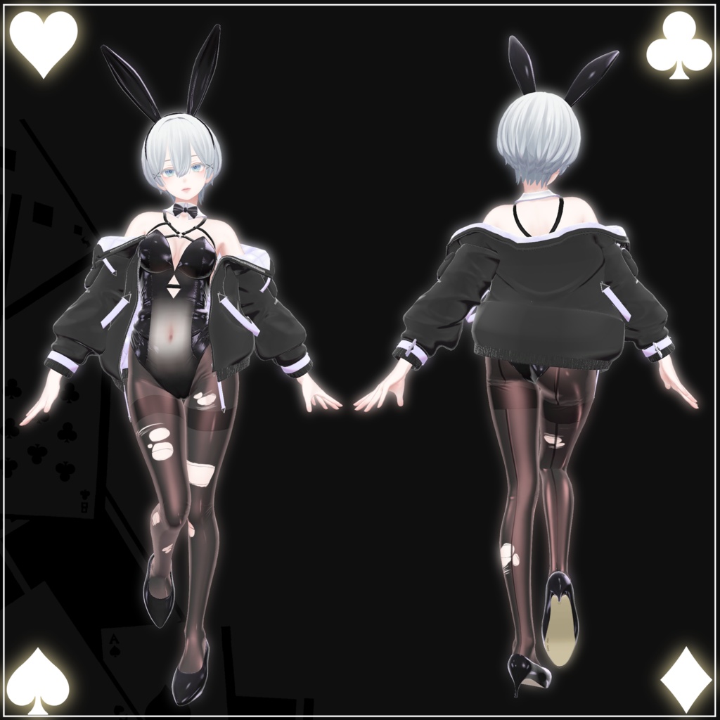 【12アバター対応】『ダイヤモンドバニー-Diamond_Bunny-』【MA対応】