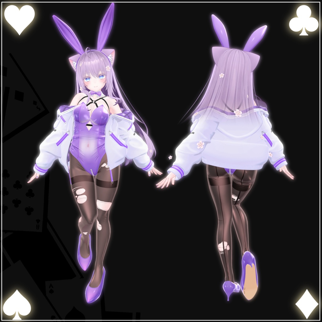 【12アバター対応】『ダイヤモンドバニー-Diamond_Bunny-』【MA対応】