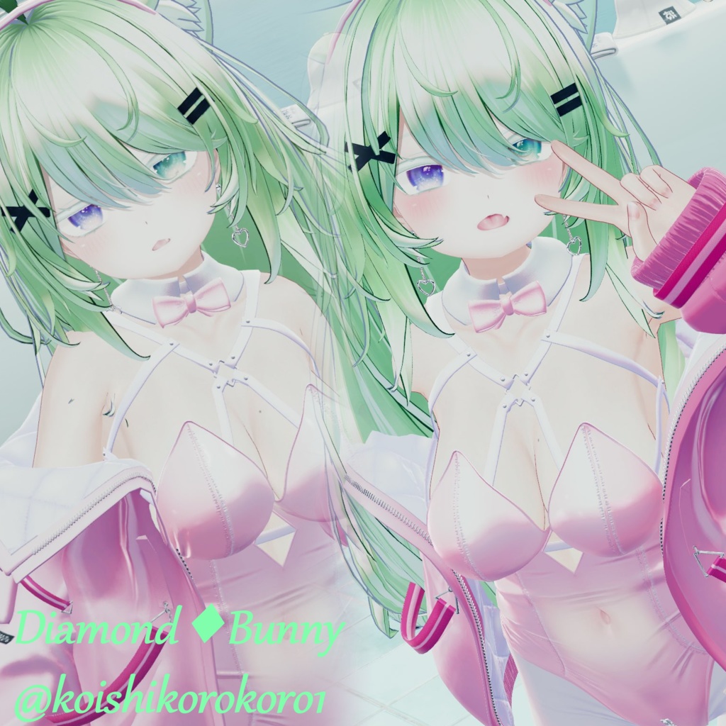【12アバター対応】『ダイヤモンドバニー-Diamond_Bunny-』【MA対応】