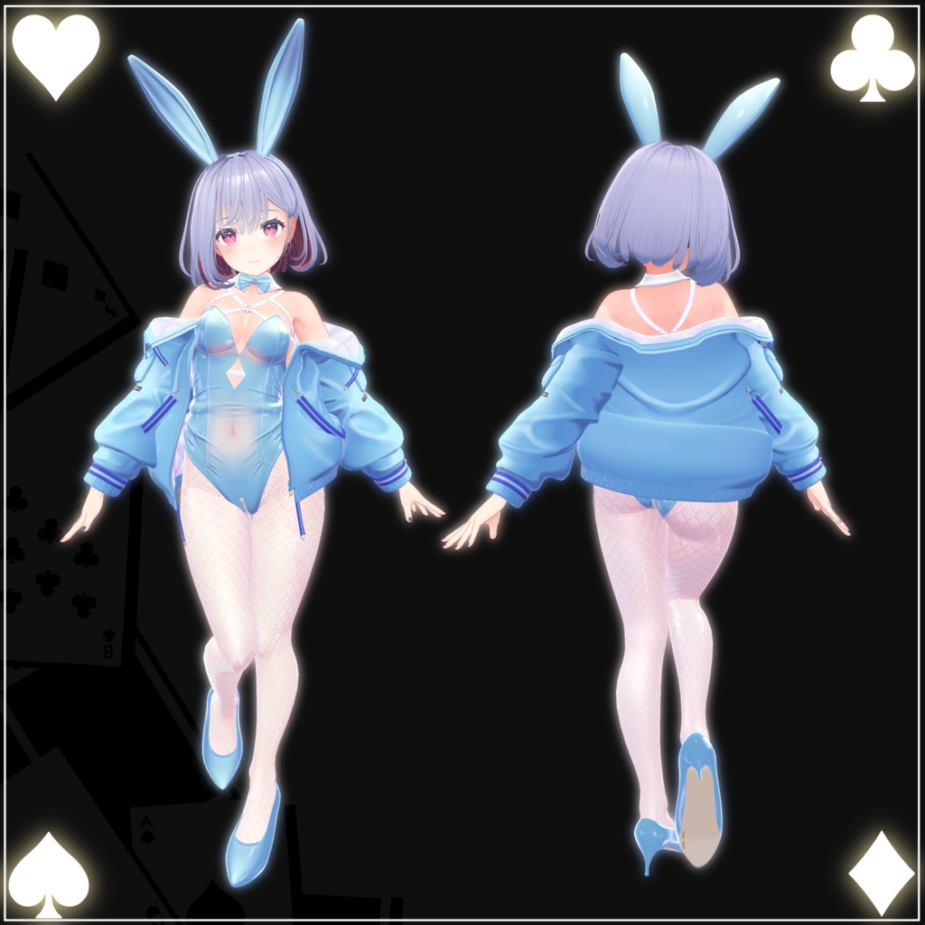 【12アバター対応】『ダイヤモンドバニー-Diamond_Bunny-』【MA対応】