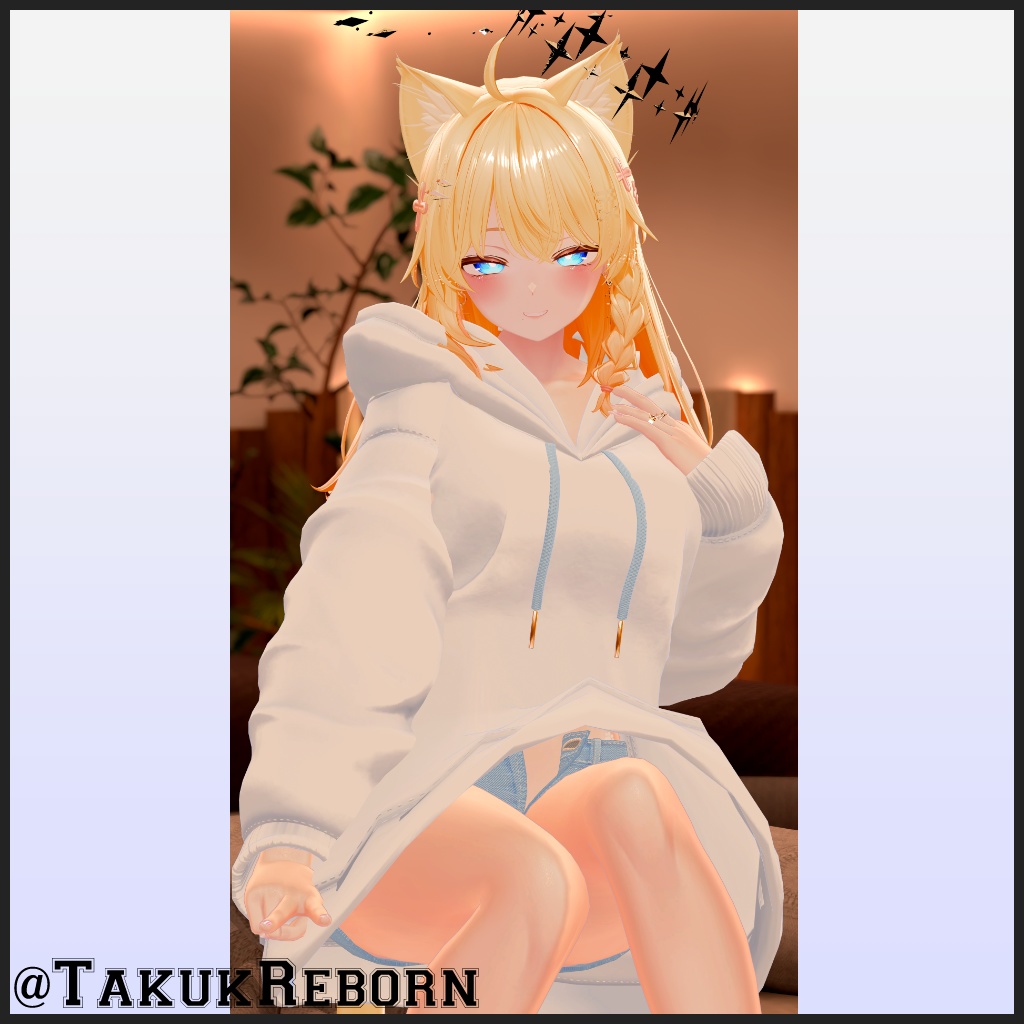 【4アバター対応】シンプルパーカーセット-Simple Parka Set-