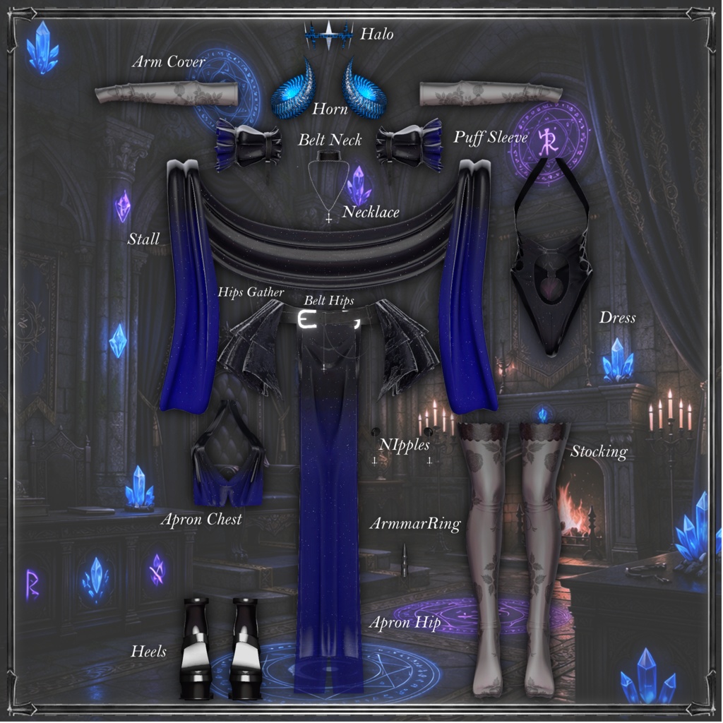 👿発売記念SALE中👿【複数アバター対応】『Diavora』【MA対応】