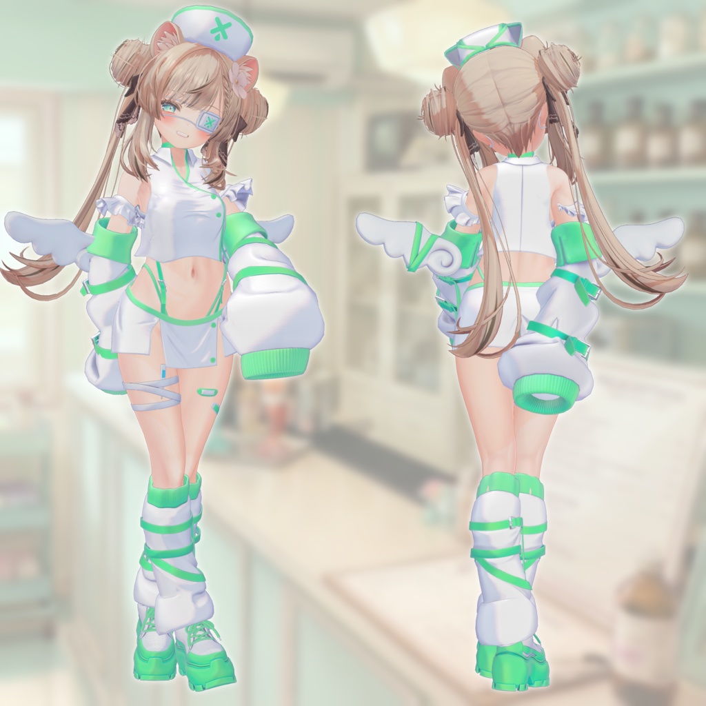 【複数アバター対応】『くもりえんじぇる』【MA対応】