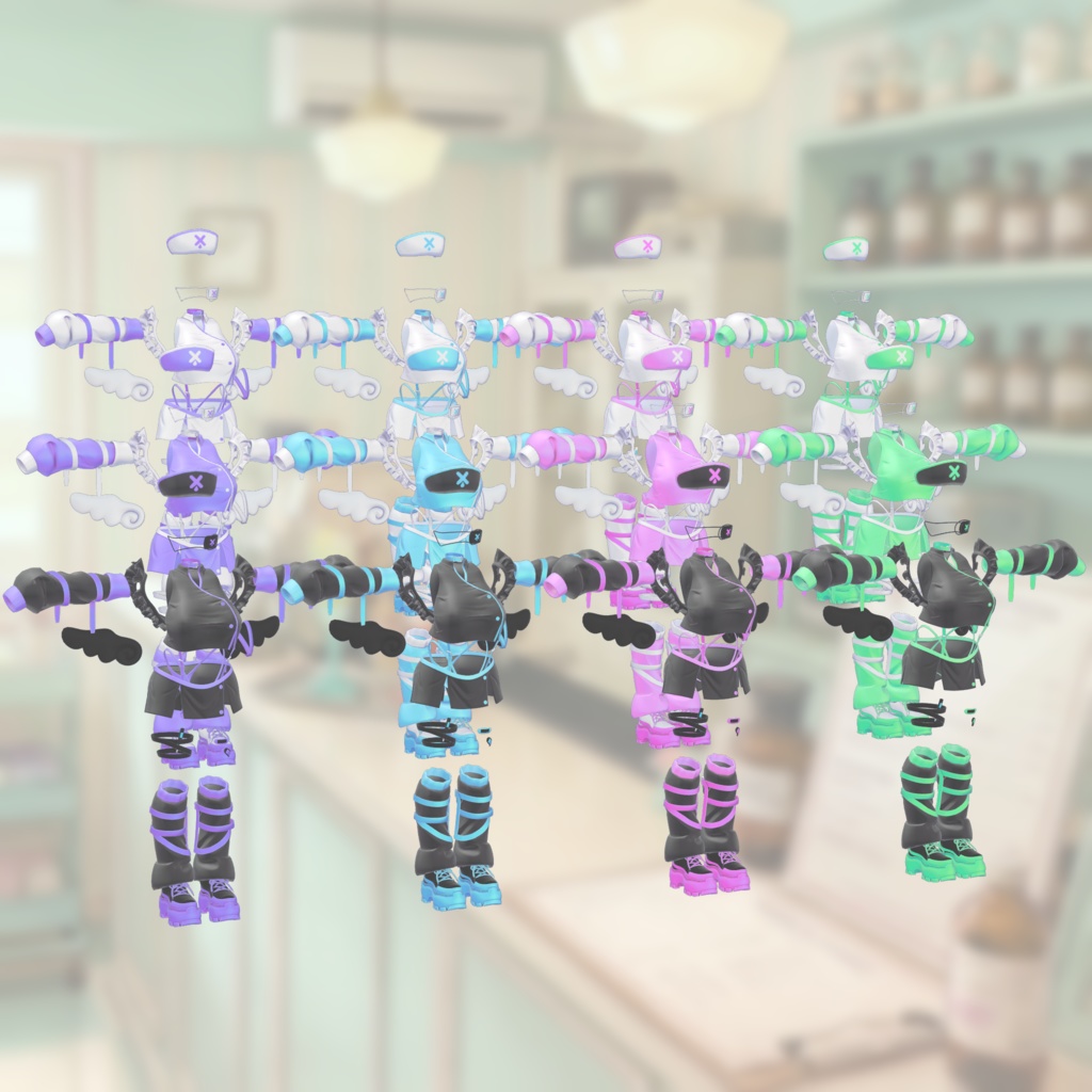 【複数アバター対応】『くもりえんじぇる』【MA対応】