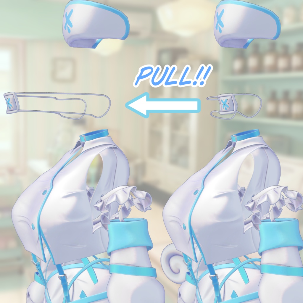 【複数アバター対応】『くもりえんじぇる』【MA対応】