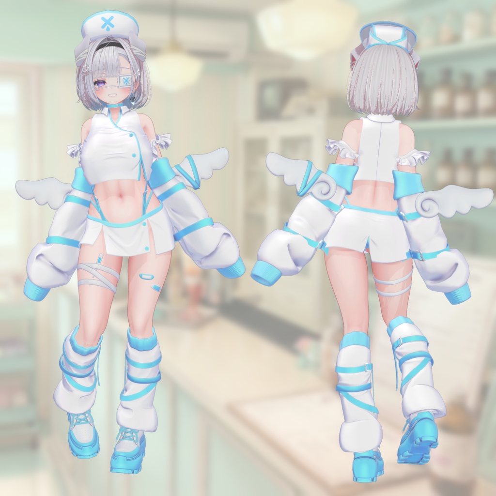 【複数アバター対応】『くもりえんじぇる』【MA対応】