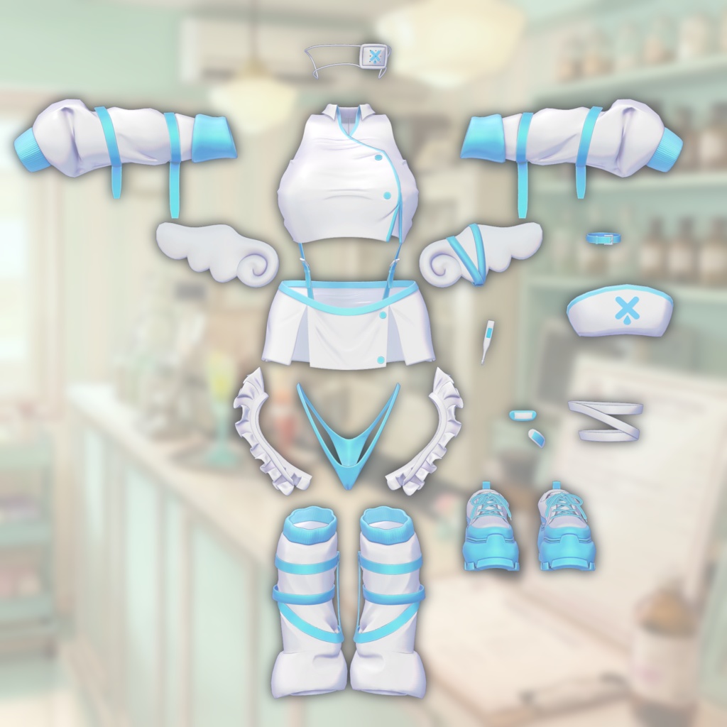 【複数アバター対応】『くもりえんじぇる』【MA対応】