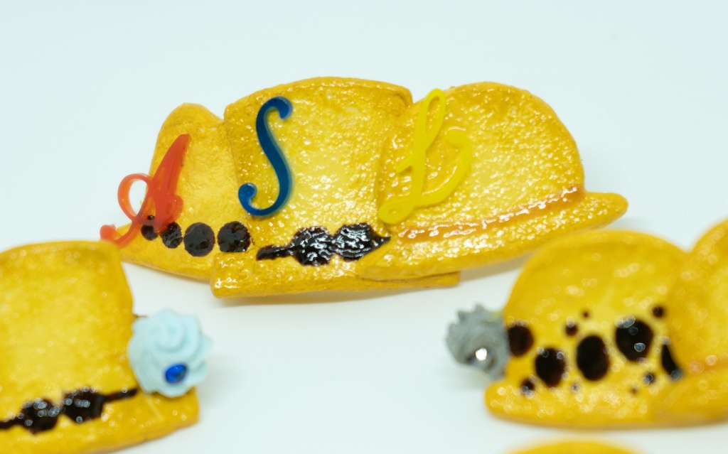帽子クッキー風バレッタ