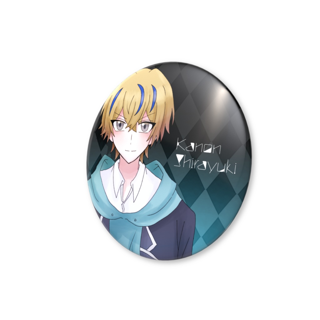 【グリム・シックザール】白雪佳音_缶バッジ