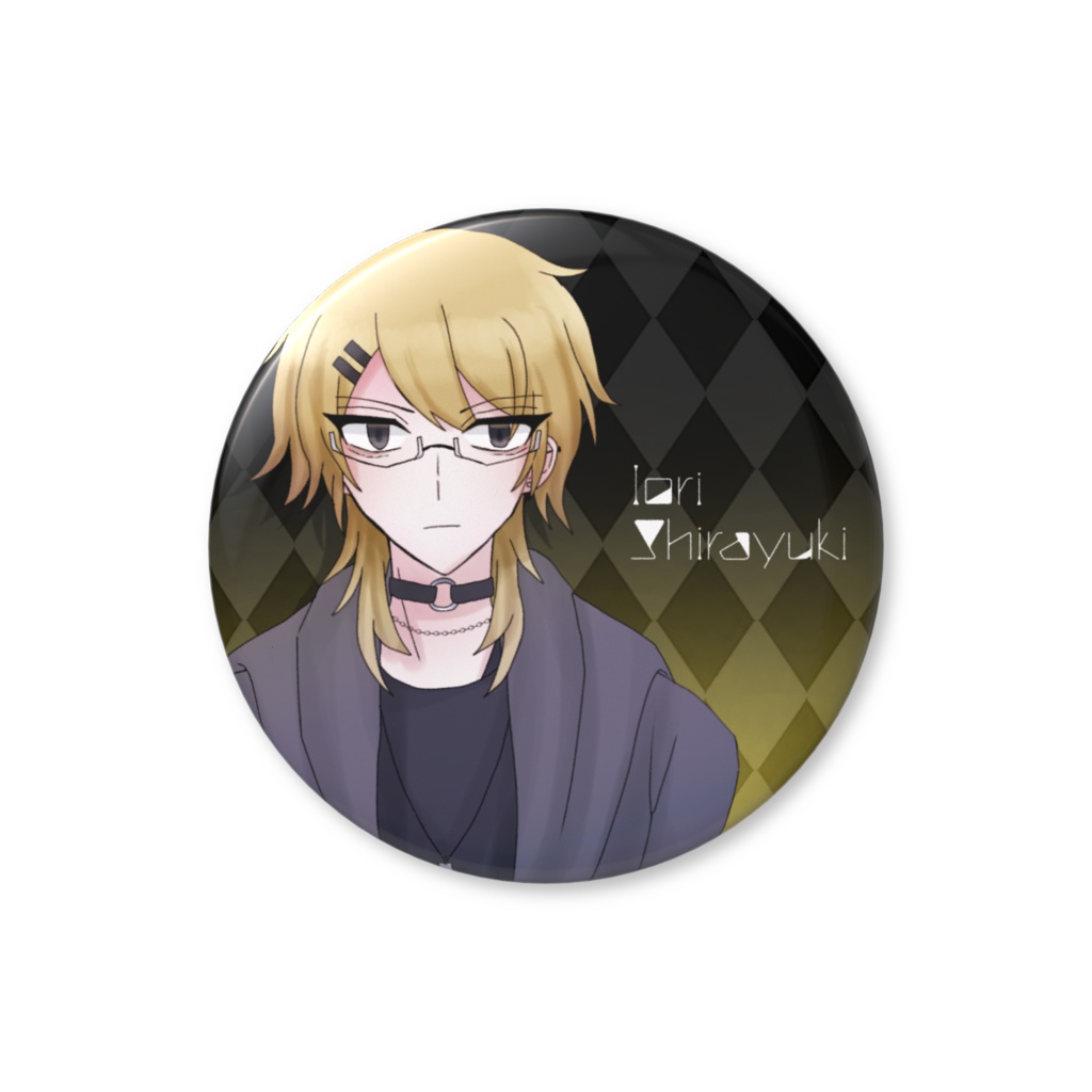 【グリム・シックザール】白雪依織_缶バッジ