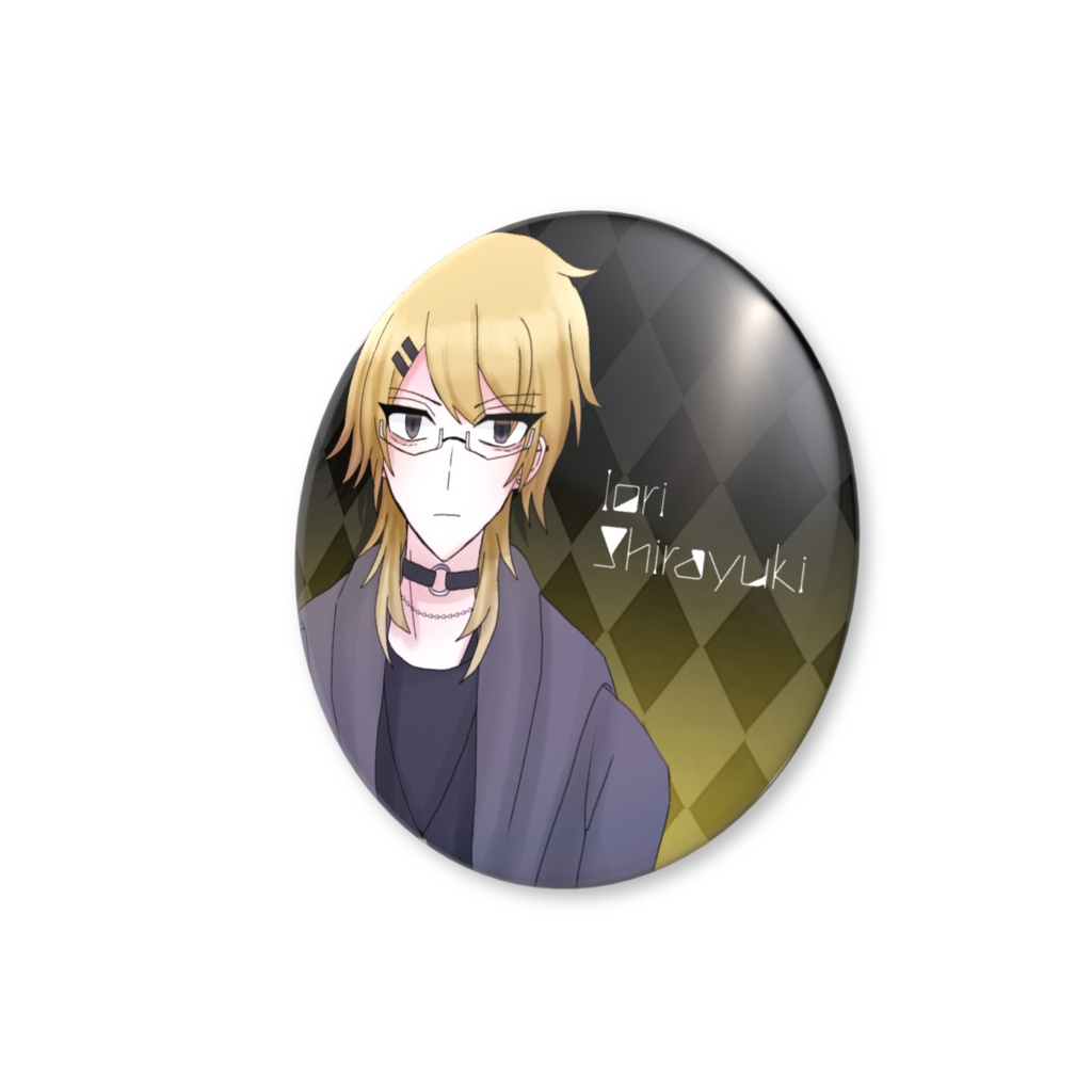 【グリム・シックザール】白雪依織_缶バッジ