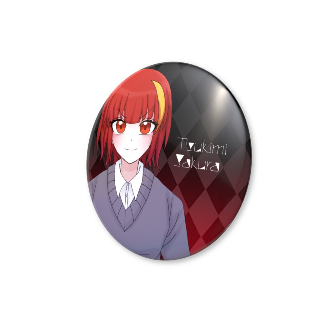 【グリム・シックザール】佐倉つきみ_缶バッジ