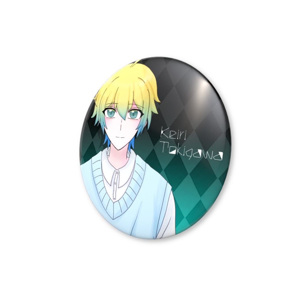 【グリム・シックザール】時川計利_缶バッジ