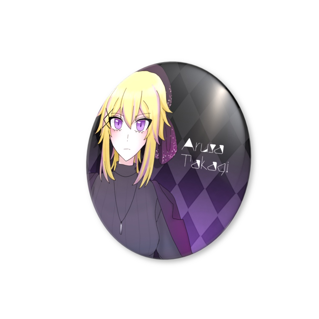 【グリム・シックザール】高木有沙_缶バッジ