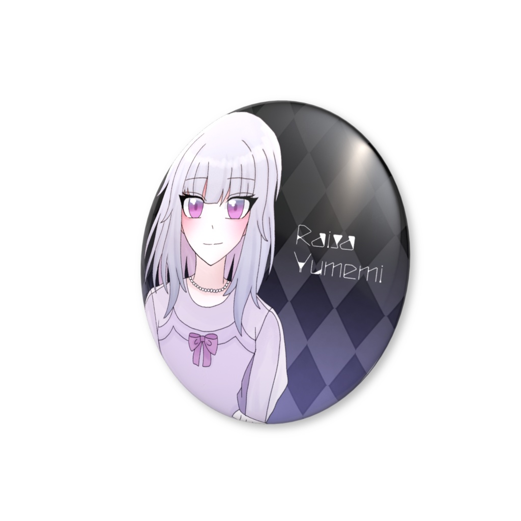 【グリム・シックザール】夢見頼咲_缶バッジ