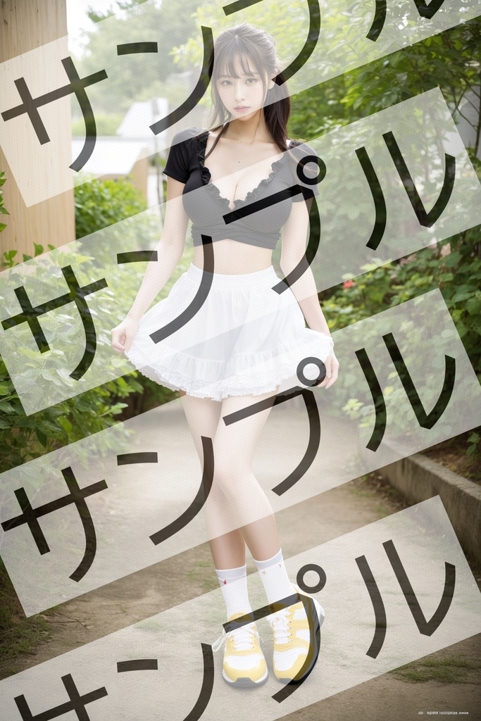 OLの休日コーデはミニスカ&ソックス&スニーカー - Office lady's holiday outfit is miniskirt, socks, and sneakers -