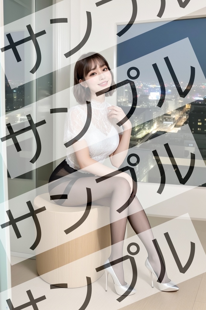 ボブカットのOLの美しすぎるスト脚とパンプス - Bob-cut office lady's beautiful legs and pumps -